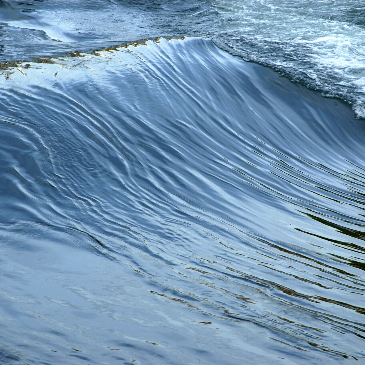 Water power - closeup on streaming water